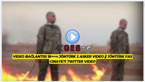 Jonturk 2 asker video on twitter, ISIS members burned two soldiers. . Jonturk 2 asker